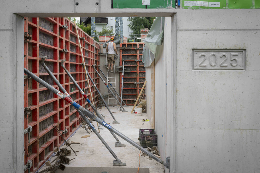 Fortschritte auf der Baustelle