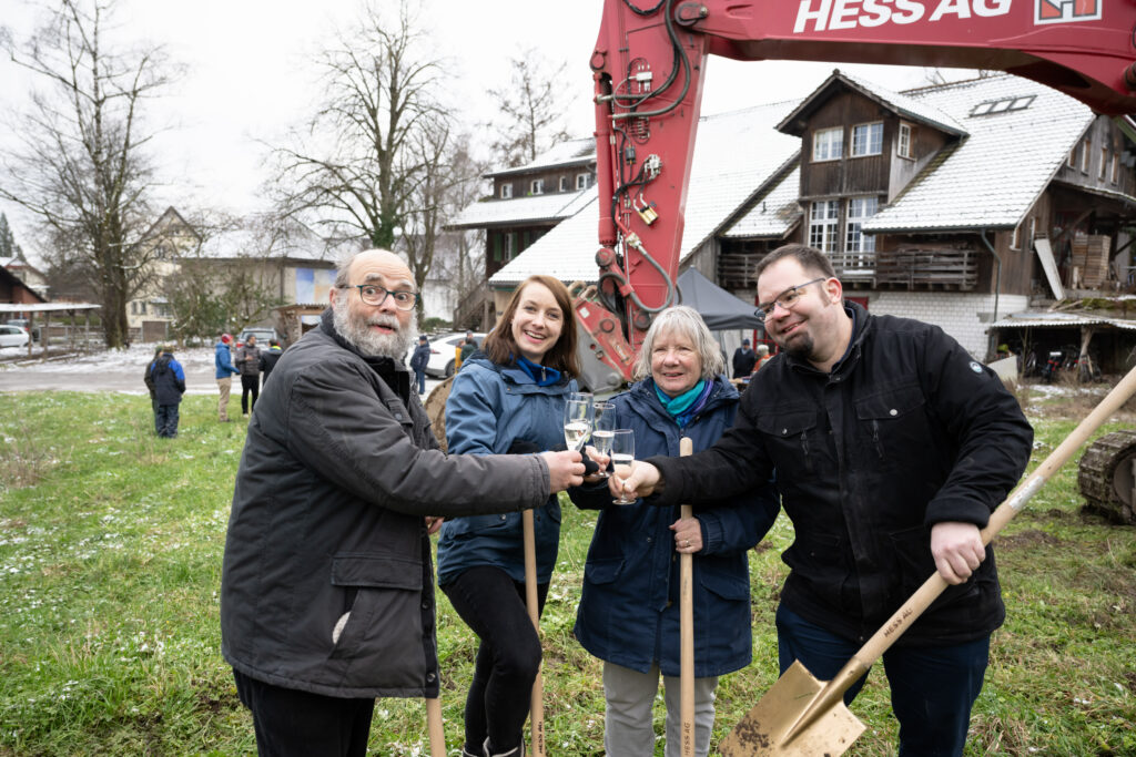 Spatenstich Generationenprojekt Januar 2024