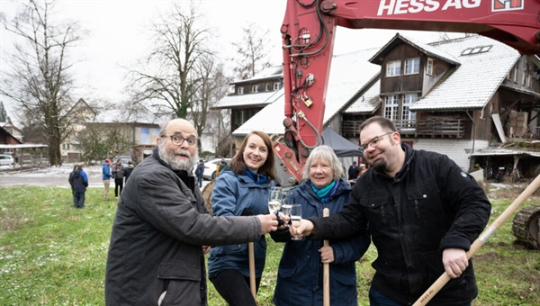 Spatenstich Generationenprojekt Januar 2024
