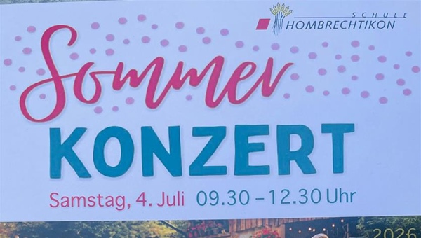 Sommerkonzert der Jugendmusik Hombrechtikon – 4. Juli im Hof Kafi
