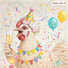 Jubiläums‑Gackern vom Hof‑Kafi‑Huhn